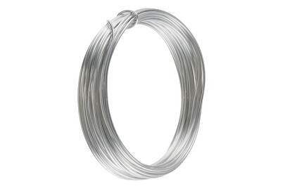 Fil d'aluminium fil d'aluminium 2mm fil de bijoux argent  118m 1kg-1768-21