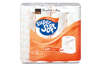 Super Soft papier hygiénique Sensation, 4 roulés 3-plis acheter à prix  réduit