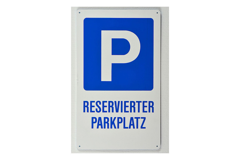 Schild parkplatz - .de
