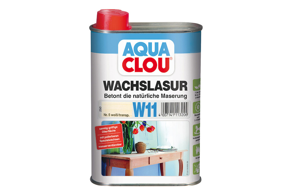 Velatura a base di cera Clou Aqua W11, bianca, 250 ml acquistare da JUMBO