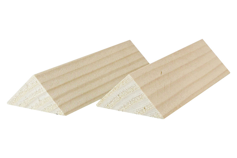 Listello triangolare in legno di abete rosso Oecoplan, 25x25 mm, 1 m  acquistare da JUMBO