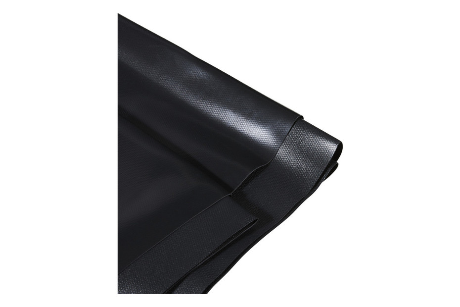 PVC Bâche pour Bassin en HDPE, Membrane Renforcée Noir 1x5m 2x8m