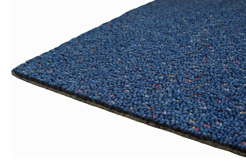 Moquette per esterno Park blu con tacchetti drenanti