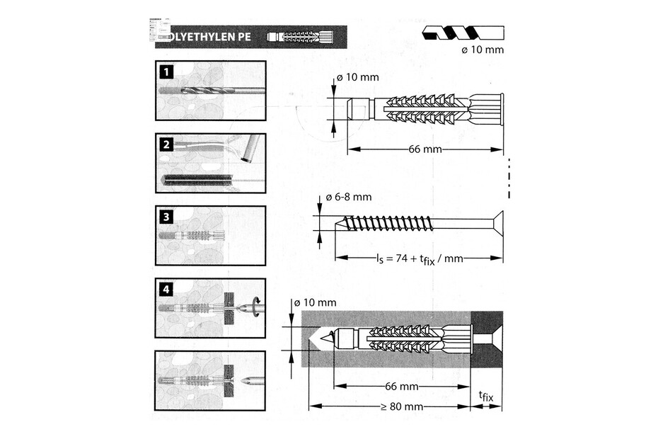 Tassello legno faggio 8x40 mm 10 pezzi acquistare da JUMBO