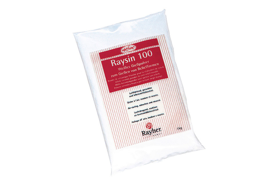 Polvere Ceramica per Stampi Raysin 100 Bianca 1Kg