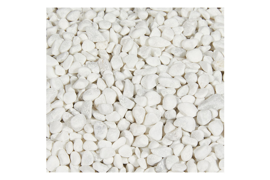 Gravier décoratif Bianco Carrara granulométrie 3 8 mm / 1,8 kg