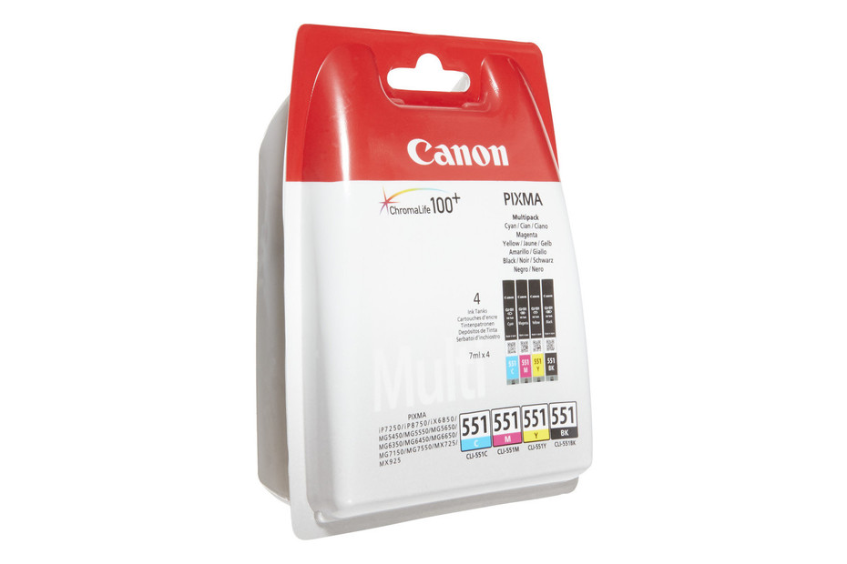 Canon Tintenpatrone color PIXMA CLI-551 Multipack kaufen JUMBO bei