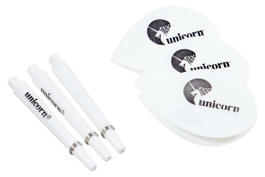 Jeu de 3 fléchettes Unicorn Pointe Plastique - Balles de Sport