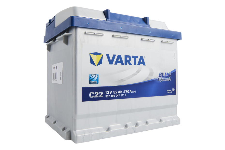Batterie auto H4/L1 12V 52ah/470A Varta C22, batterie de démarrage