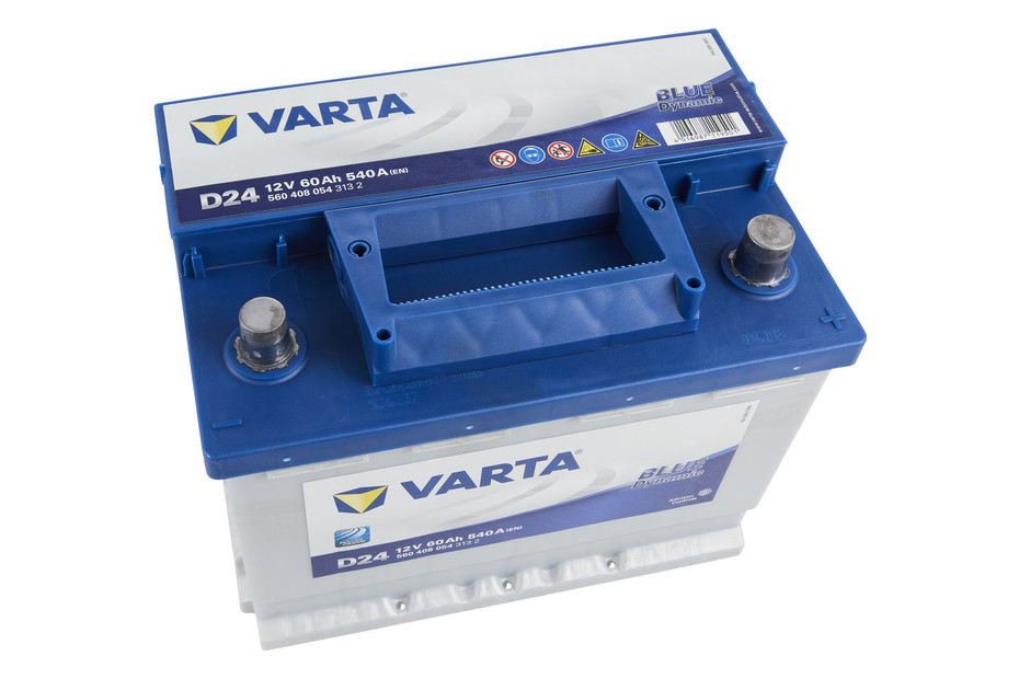 BATTERIA VARTA 12V 60AH 540A(EN) D24  Sos Battery vendita batterie online  a prezzi scontati.
