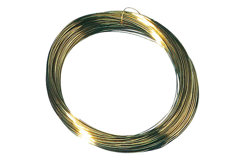 Fil de laiton Artistic Wire 1,6 mm laiton Brut x 7.6 m - Perles & Co