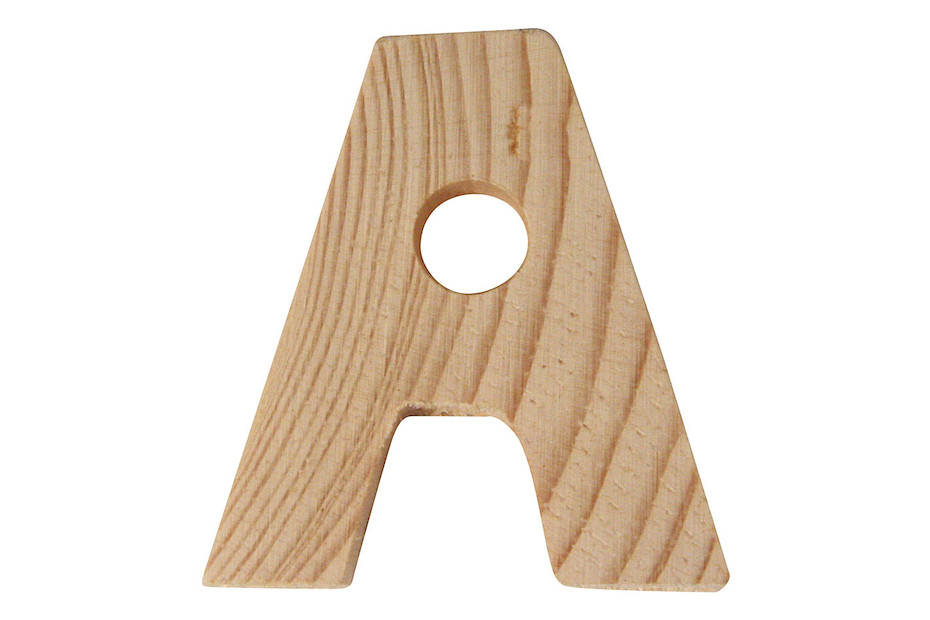 lettere legno, 5x1cm, A acquistare da JUMBO