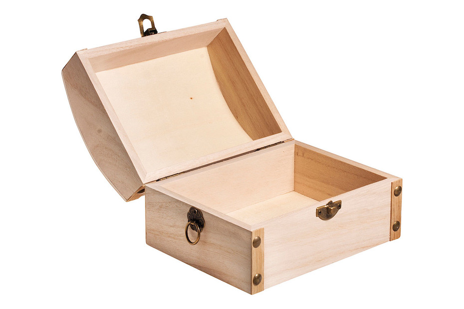 Baule legno, FSC Mix Credit13,5x10x8cm 