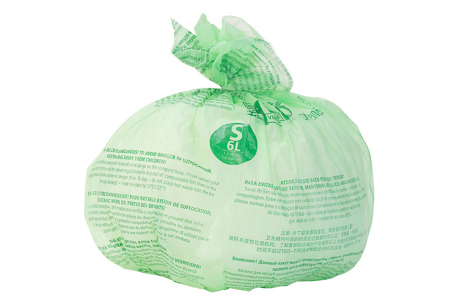 Sac poubelle naturel compostable 80 x 115 cm 32µ 20 sacs Alfapac - Sacs  poubelles