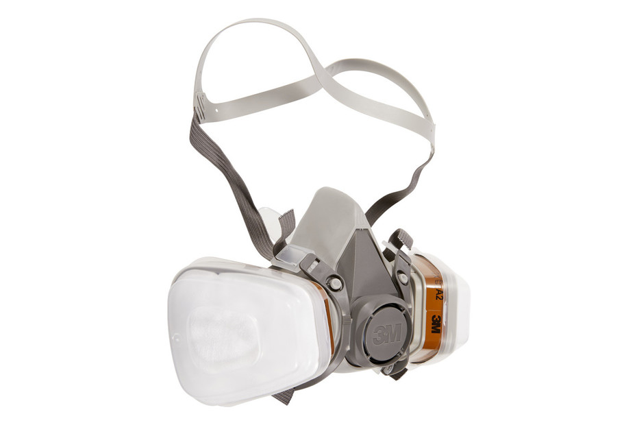 Kit demi-masque réutilisable 3M™, filtre A2P3 R, masque grande