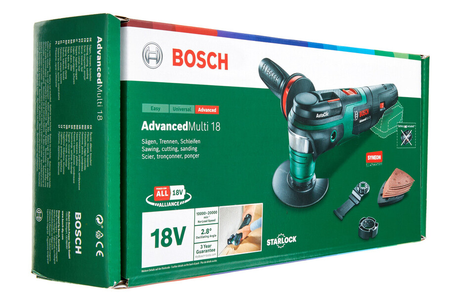 Outil multifonction sans fil Bosch Advancedmulti 18V, sans batterie