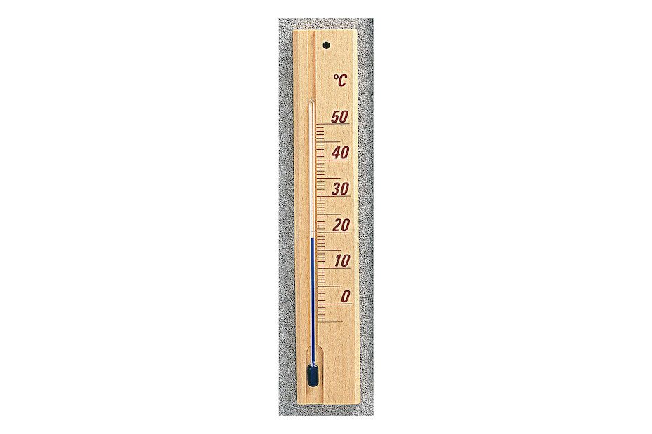 Thermometre bois 19 cm