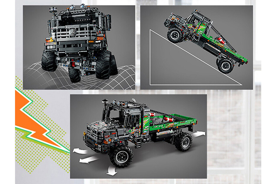 Lego 42129 technic le camion d'essai 4x4 mercedes-benz zetros