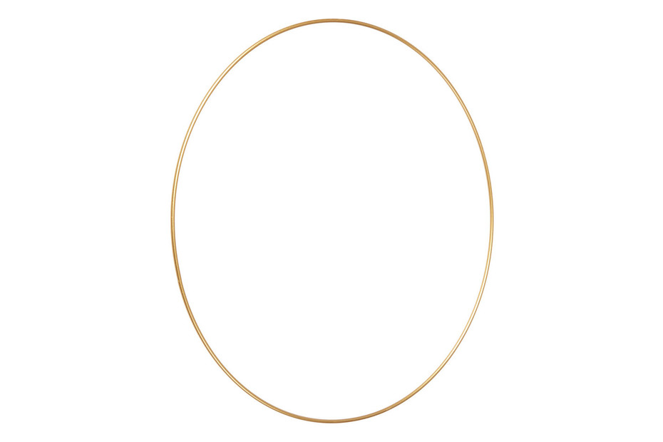 Cerchio in metallo, 30cm, oro 
