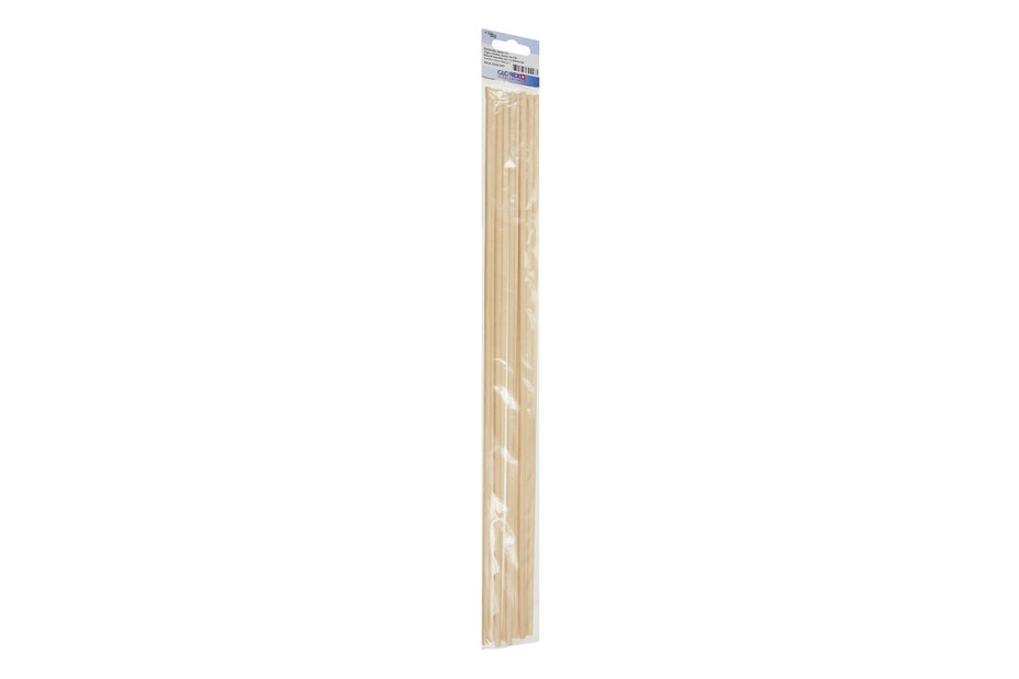 spiedini legno, ø 3 mm, lungo 30 cm, busta 10 pezzi acquistare da JUMBO