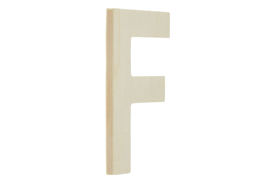 Glorex Lettera in legno F  8.5 × 6 × 0.5 cm acquistare da JUMBO