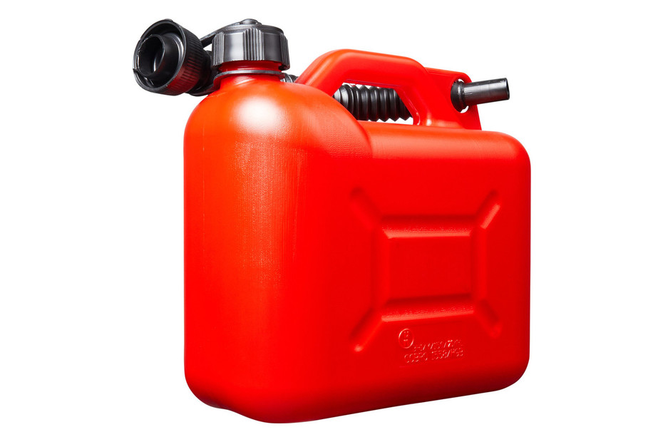 Cartrend Tanica per benzina in plastica Rossa