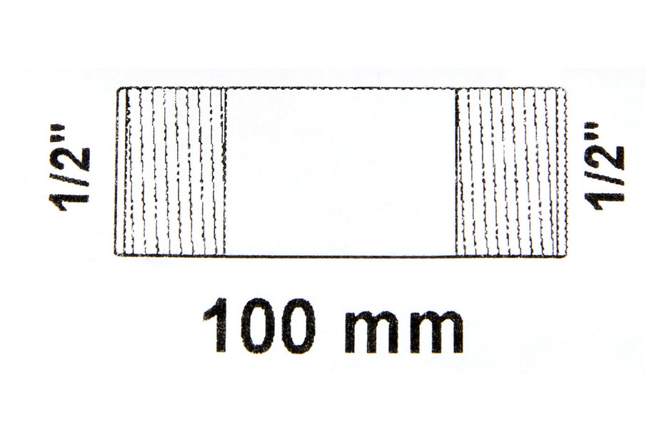 Doppio nipplo per tubo, 1/2