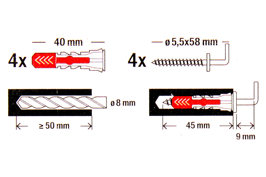 Tassello legno faggio 8x40 mm 10 pezzi acquistare da JUMBO