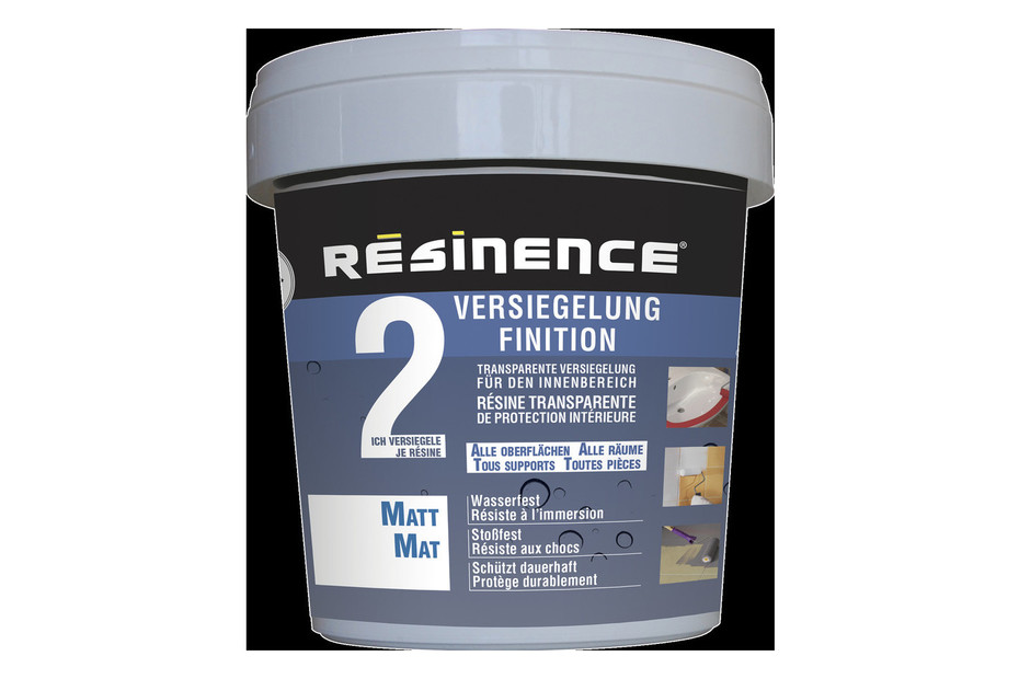 RESINENCE Finition Résine Transparente de Protection Brillante 250ml