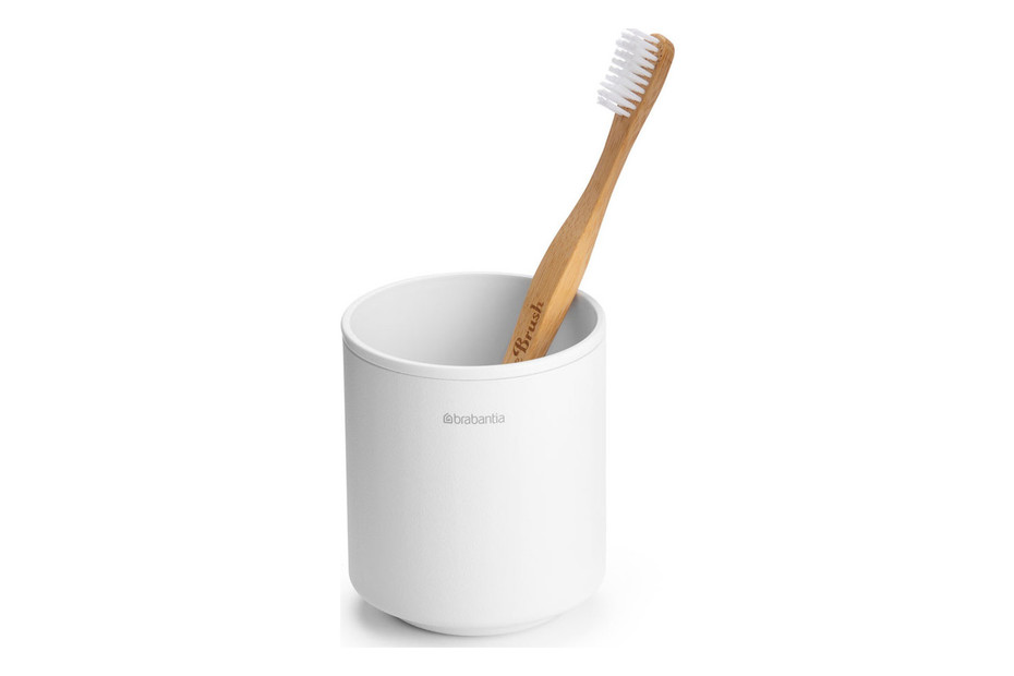 Brabantia renew, portaspazzolini da denti bianco