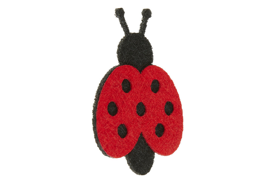 Glorex Coccinelle in feltro Rosso 6 pezzi acquistare da JUMBO