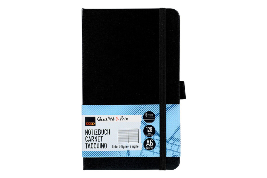 MOLESKINE Quaderno Cahier A6 704895 rigato, nero 3 pezzi