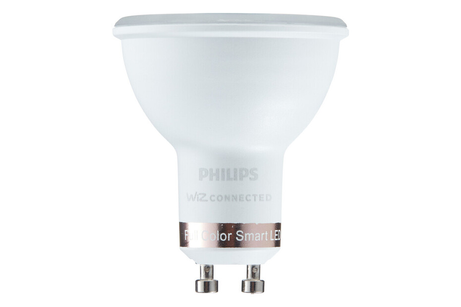 Ampoule GU10 connectée Wiz Blanc Plastique 653017 – GU10 led connectée chez  Luminaires Online