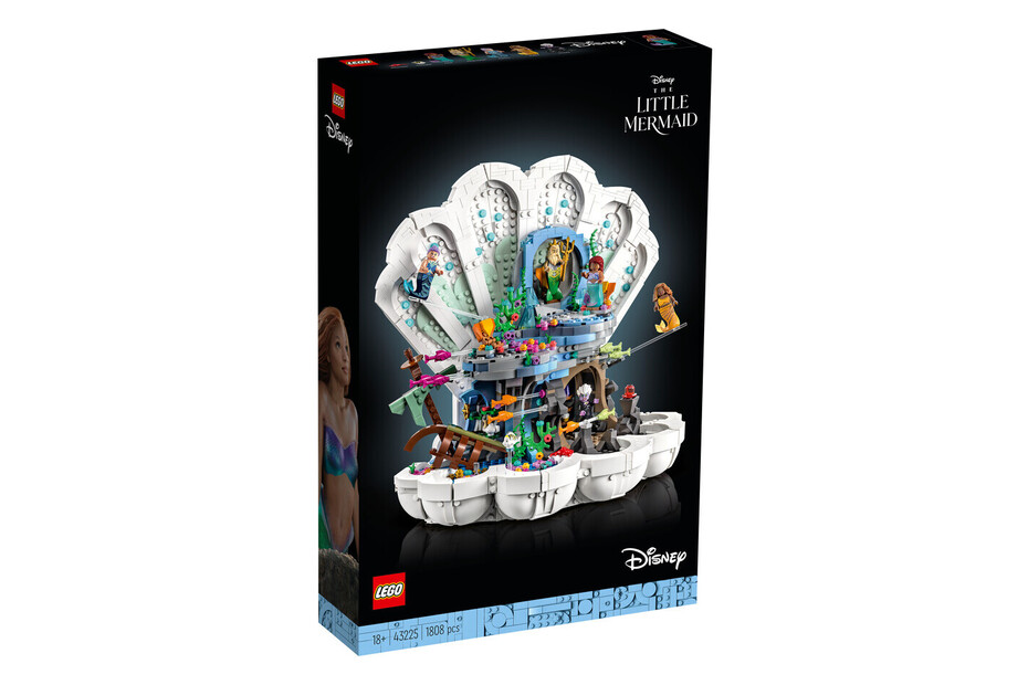 LEGO 43225 Disney Le Coquillage Royal de La Petite Sirène