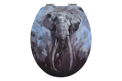 Image of Spirella WC-Sitz Elephant MDF | 37 × 43.5 cm