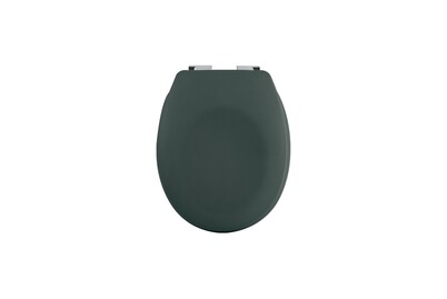 Image of Spirella WC-Sitz Thermo Neela Matt Dunkelgrün | 37.2 × 12.5-17.2 cm